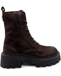 Vic Matié - Lace-Up Platform Ankle Boots - Lyst