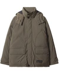 Maison Kitsuné - Hooded Logo-Patch Jacket - Lyst
