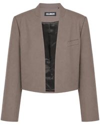 Club21 Collection - Alba Cropped Wool-Blend Jacket - Lyst