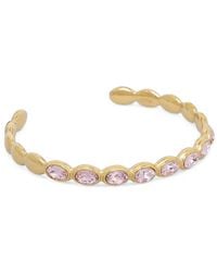 Guess - Divina Crystal-Embellished Open-Cuff Bracelet - Lyst