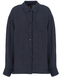 Emporio Armani - Crepe Longsleeves Shirt - Lyst