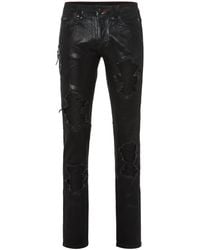 Philipp Plein - Denim Rock Star Trousers Camouflage - Lyst