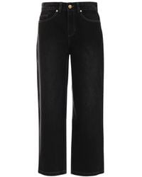 Just Cavalli - Cropped Denim Jeans - Lyst