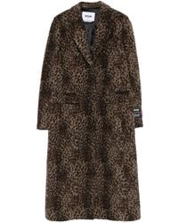 MSGM - Mantel mit Leoparden-Print - Lyst