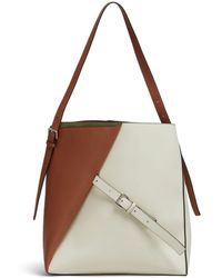 Marni - Contrasting Leather Tote Bag - Lyst