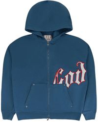 Godspeed - Og Logo V2 Hooded Sweater - Lyst