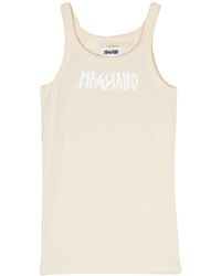 Magliano - Logo-Print Sleeveless Top - Lyst