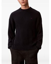 Calvin Klein - Pull En Maille Côtelé - Lyst