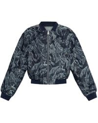 AllSaints - Kaytra Horse-Print Bomber Jacket - Lyst