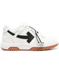 Off-White c/o Virgil Abloh - Off- Out Of Office Panelled Leather Sneakers - Lyst