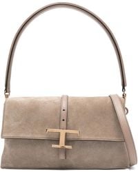 Tod's - Mini T Timeless Flap Shoulder Bag - Lyst