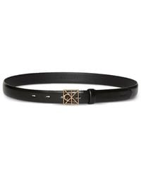 Calvin Klein - Logo Square-Buckle Belt - Lyst