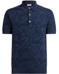 Etro - Paisley-Pattern Polo Shirt - Lyst