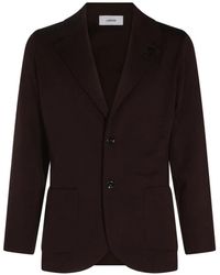 Lardini - Geknöpfte Jacke Aus Wolle - Lyst