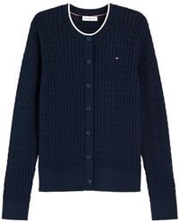 Tommy Hilfiger - Cable-Knit Cardigan - Lyst