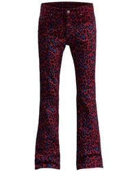 R13 - Leopard-Print Jeans - Lyst