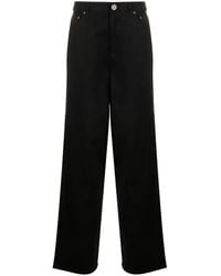 ROTATE BIRGER CHRISTENSEN - Logo-Embellished Straight-Leg Jeans - Lyst