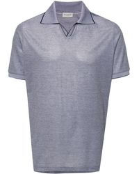 Paul & Shark - Mélange-effect Piqué Polo Shirt - Lyst