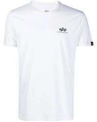 Alpha Industries - Logo-Print Cotton T-Shirt - Lyst