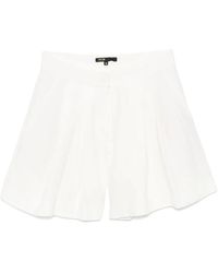 Maje - Pleated Shorts - Lyst