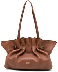 Ferragamo - Gancini Leather Shoulder Bag - Lyst