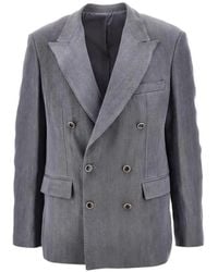 MARSĒM - Double-Breasted Jacket - Lyst