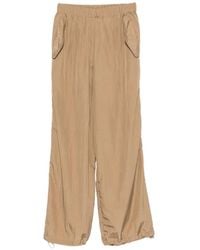 A.M.G - Drawstring-Waist Gathered-Cuff Trousers - Lyst