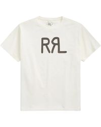 RRL - T-Shirt Mit Logo-Print - Lyst