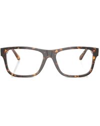 Versace - Brille Mit Eckigem Gestell - Lyst