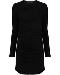 DSquared² - Long-Sleeved Mini Dress - Lyst