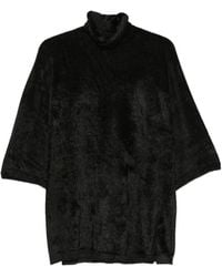 Semicouture - Roll-Neck Half-Sleeve Sweater - Lyst
