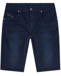 DIESEL - Short En Jean À Boutonnière Devant - Lyst