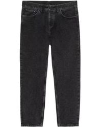 Carhartt - Newel Logo-Patch Stone-Washed Jeans - Lyst