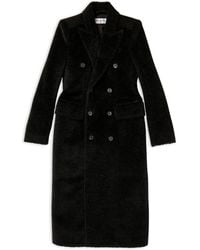 Balenciaga - Manteau en laine à boutonnière croisée - Lyst