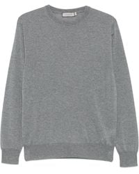 Canali - Crew-Neck Wool Sweater - Lyst