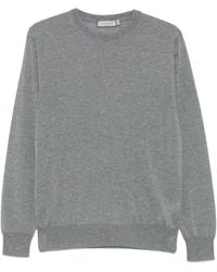 Canali - Crew-Neck Wool Sweater - Lyst