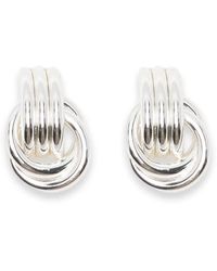 Heaven Mayhem - Boucles D'Oreilles Micro Knot - Lyst