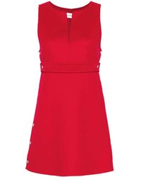 P.A.R.O.S.H. - Leak Belted Mini Dress - Lyst