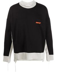Ambush - Panelled Asymmetric Sweatshirt - Lyst