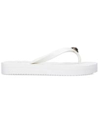 Kurt Geiger - Ladies Kensington Q Two-post Rubber Flip Flops, Size: - Lyst