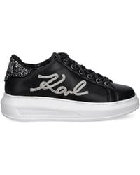 Karl Lagerfeld - Logo-Embellished Sneakers - Lyst