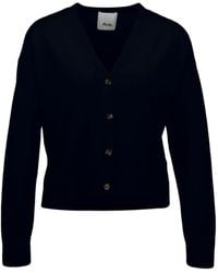Allude - Button Knitted Cardigan - Lyst