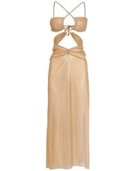 Amir Slama - X Jade Picon Cut Out-Detail Midi Dress - Lyst