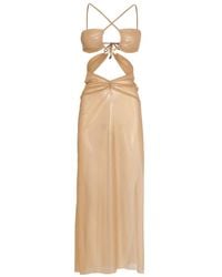 Amir Slama - Cut Out-Detail Midi Dress - Lyst
