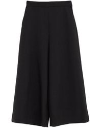 Chloé - Wide-Leg Cropped Trousers - Lyst