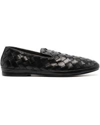 Henderson - Guinea Square-Toe Leather Loafers - Lyst
