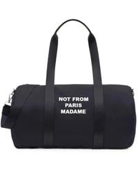 Drole de Monsieur - Slogan-Print Holdall Bag - Lyst