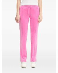 Juicy Couture - Rhinestone-Logo Track Pants - Lyst