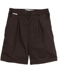 GR10K - Front-Pleat Shorts - Lyst