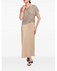 Mint Velvet - Twist-Detail Midi Dress - Lyst